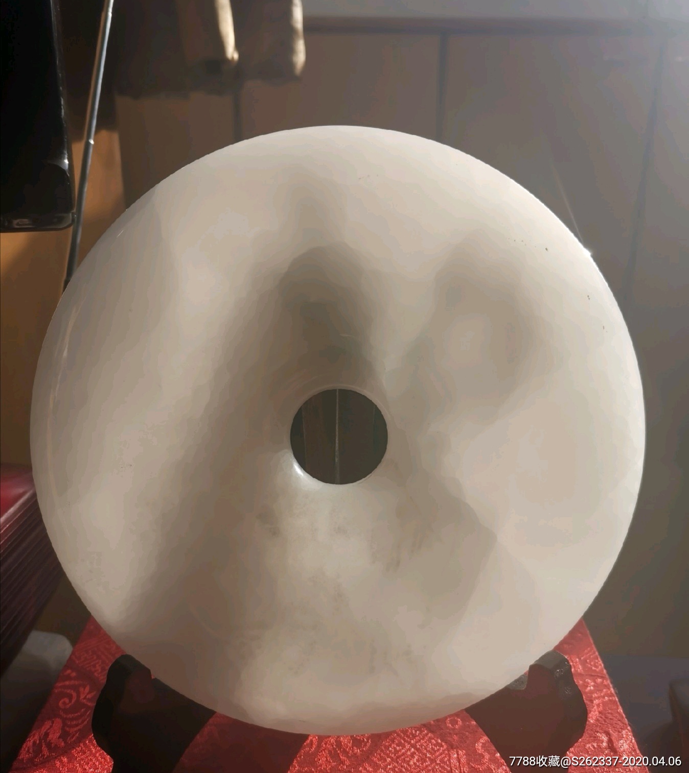 大平安扣玉石摆件