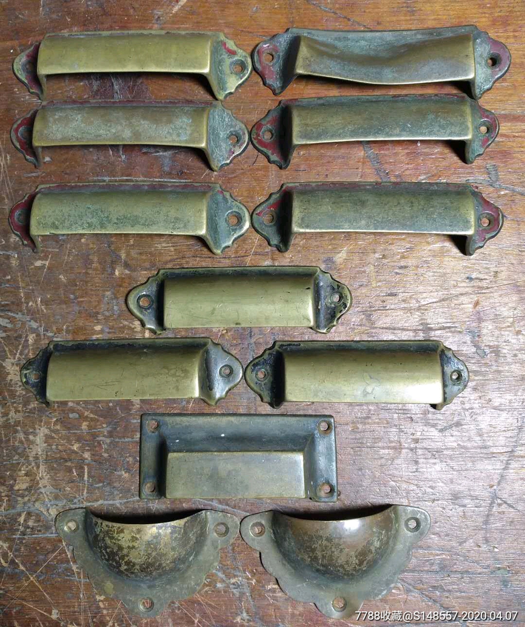 民国抽屉/铜扣手/拉手