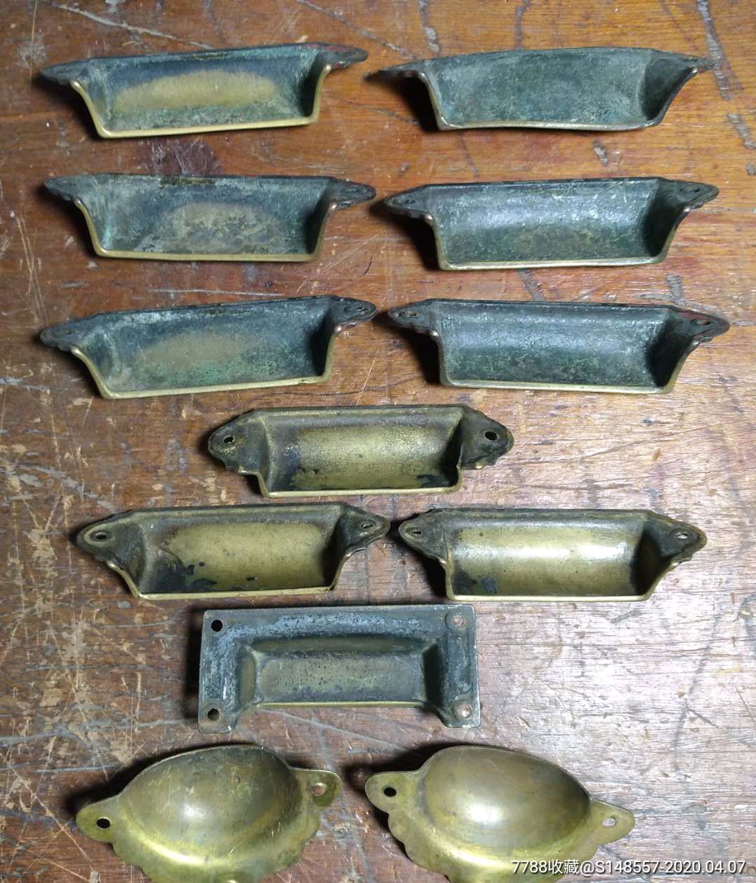 民国抽屉/铜扣手/拉手