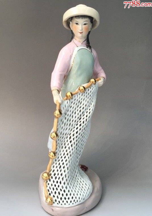 南海渔女瓷塑