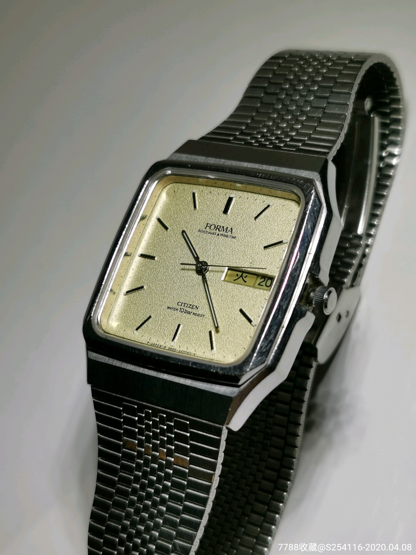 日本原装正品西铁城citizen石英男表forma系列表盘3238mm厚8mm