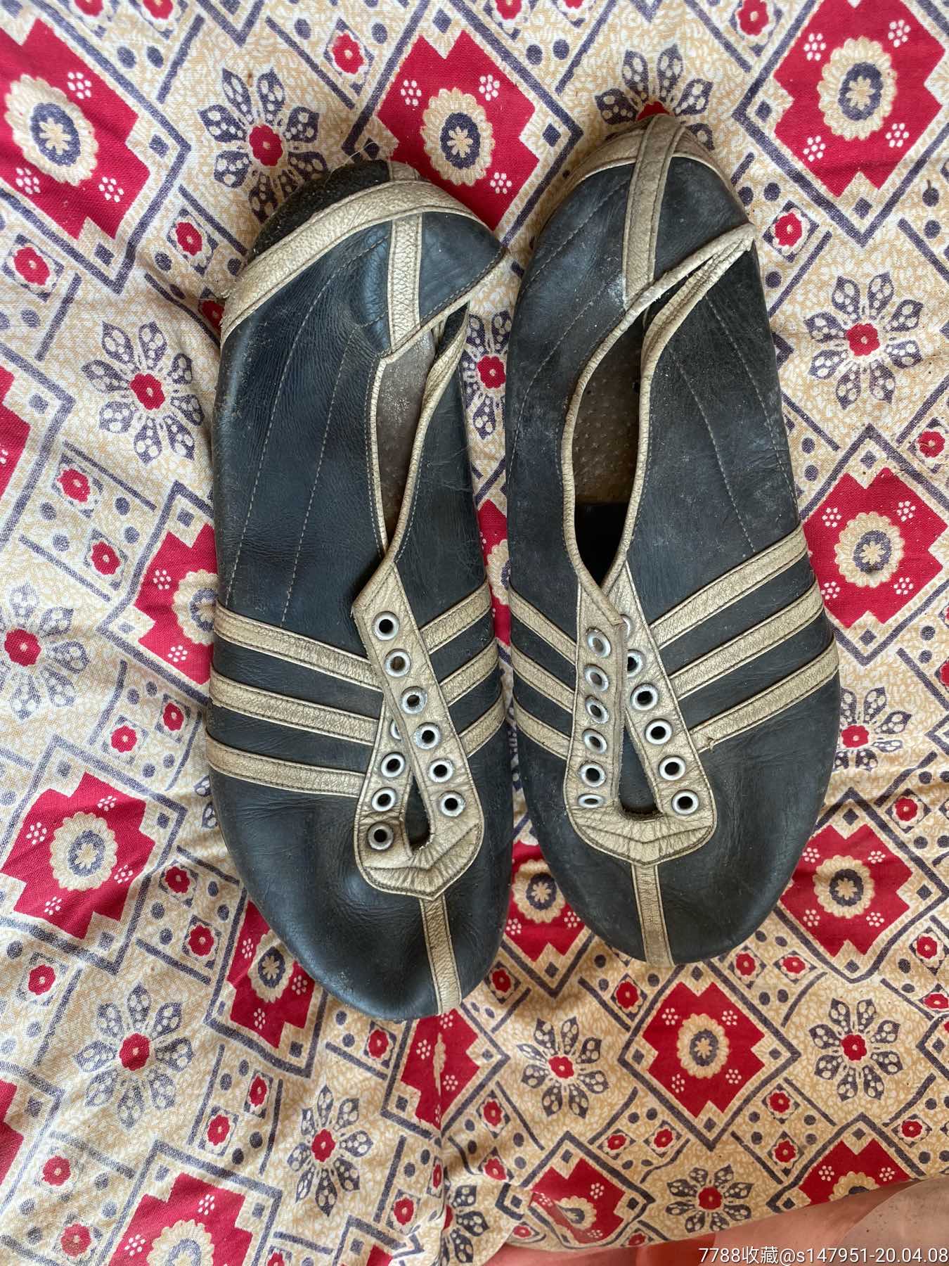 钉子鞋品不好二手旧货怀旧收藏影视道具