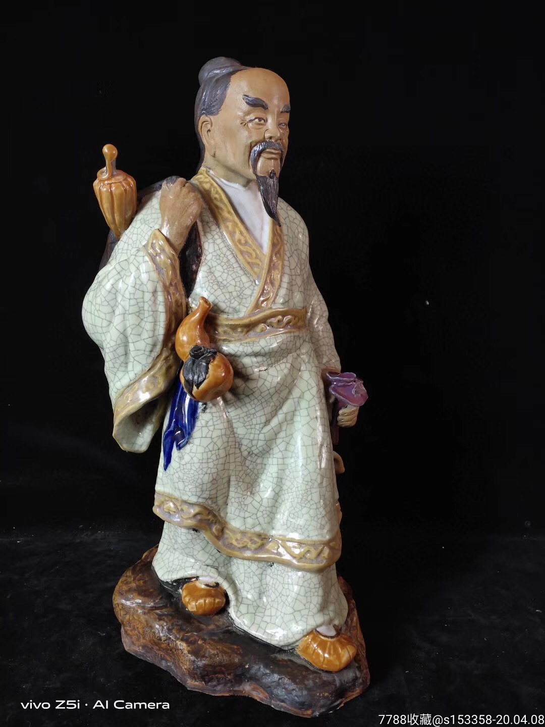 下乡收*代医师华佗人物塑像一尊