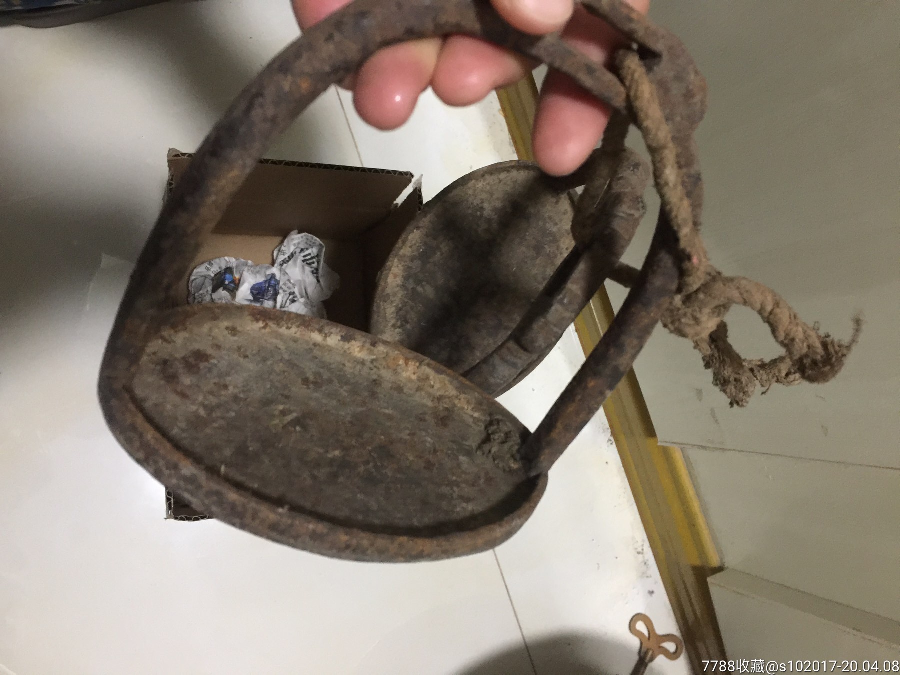 清代马镫铁制