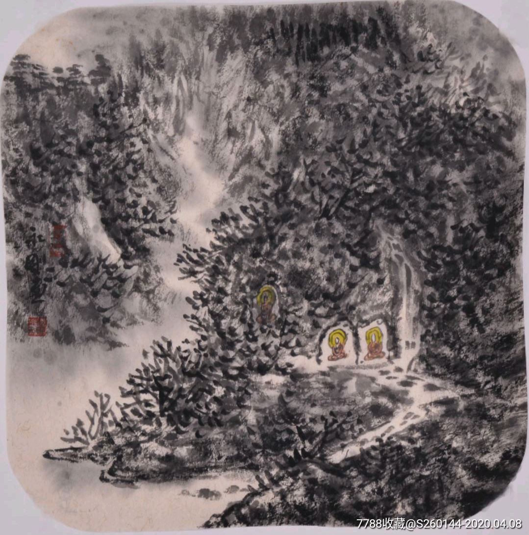 秦永刚33*32cm_花鸟国画原作_第1张_7788字画网