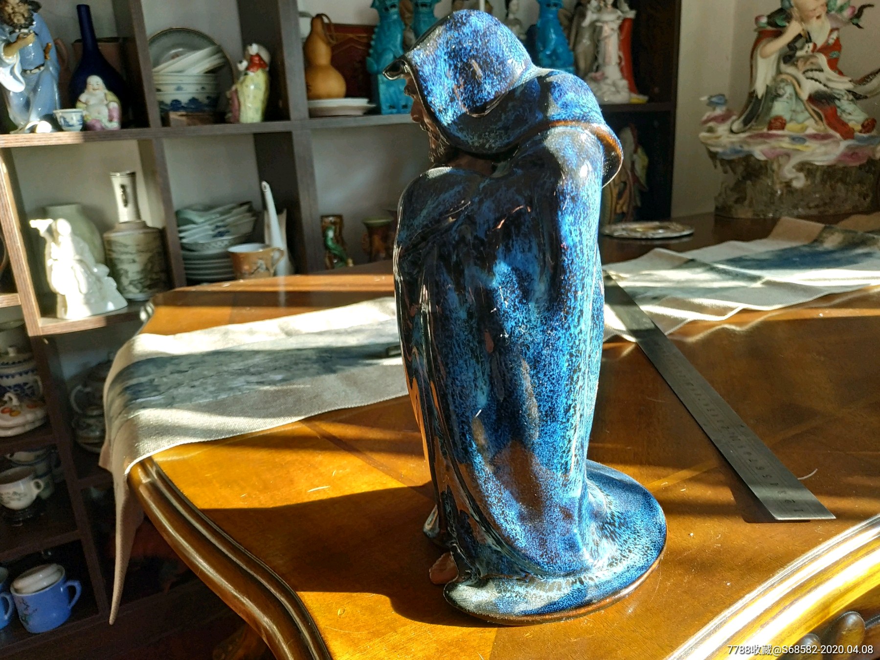 石湾窑达摩摆件