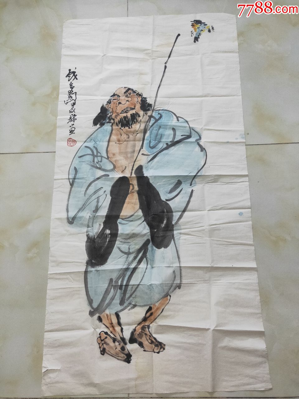 周之林(中国大写意画家)尺寸137*69【小玩家刘】_第1张_7788书画网