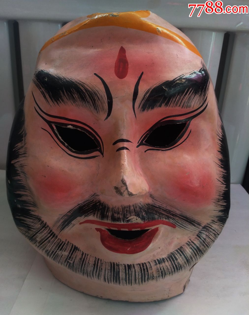 大头面具(沙僧)比较大,嘎嘎老货,少见,点图可放大