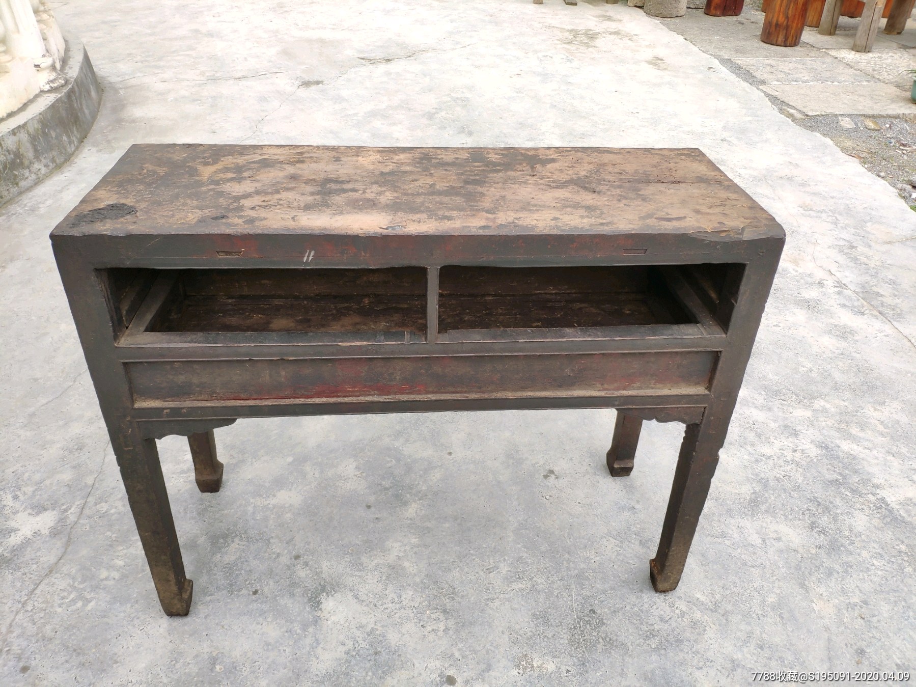 民国独板老抽屉条桌条案