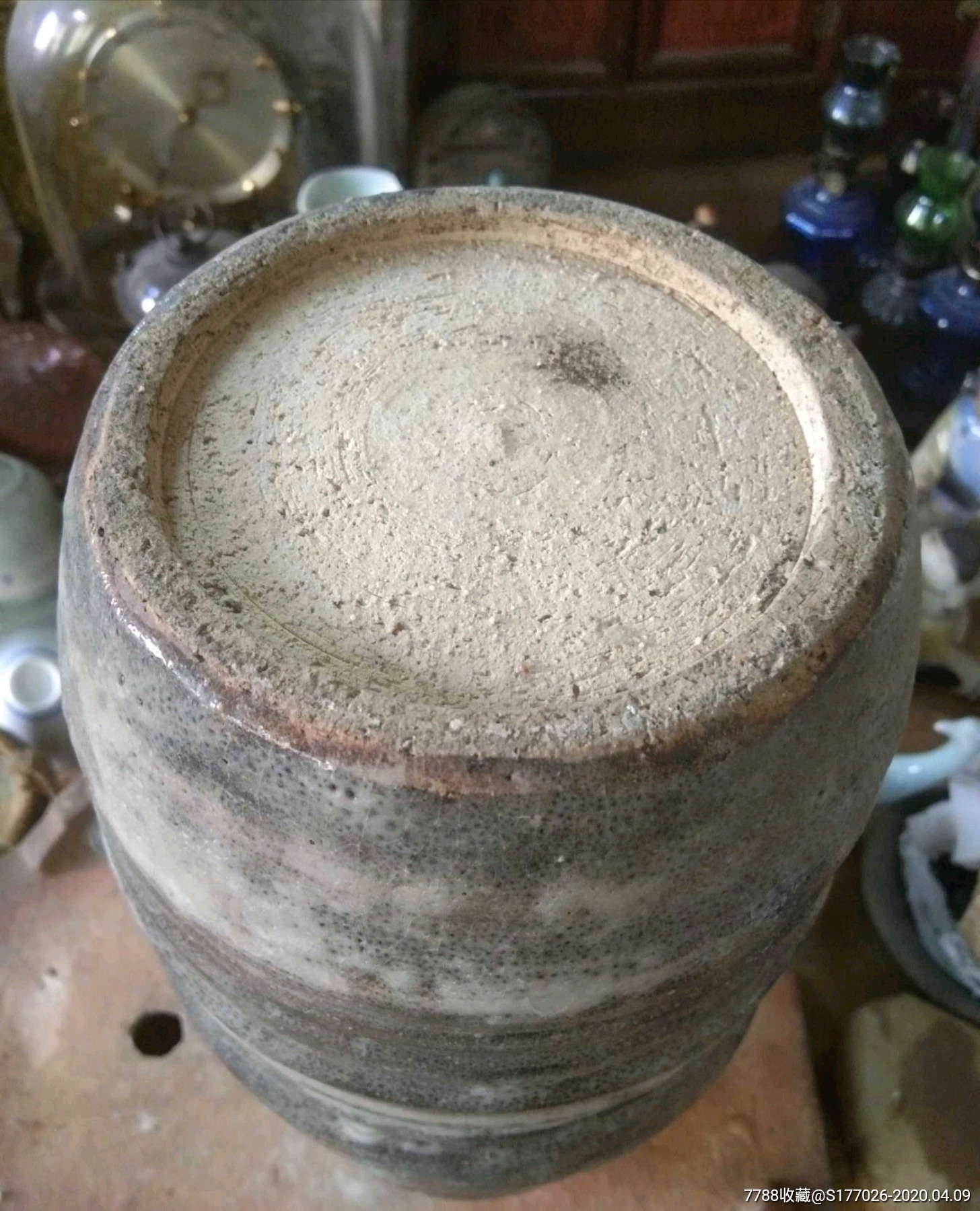 元代灰白釉旋纹大罐29厘米_青白瓷/影青瓷_第3张_7788瓷器