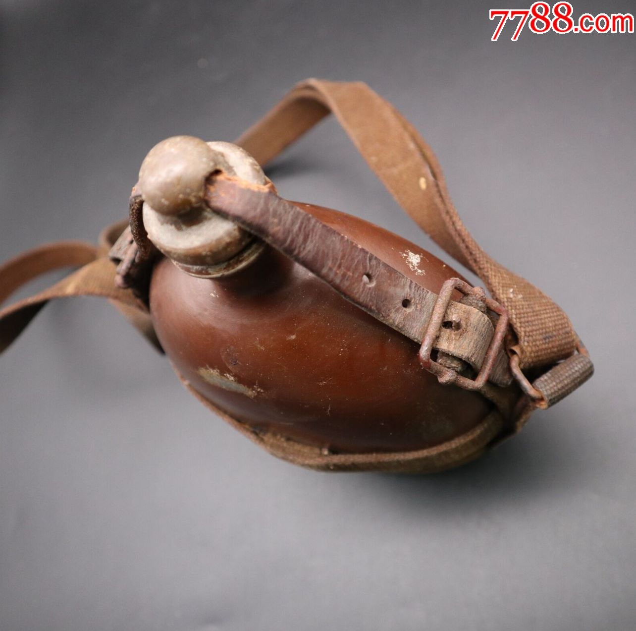 原品二战日军水壶日军原品九四式水壶水桶抗战红色纪念收藏-铝壶/铝器