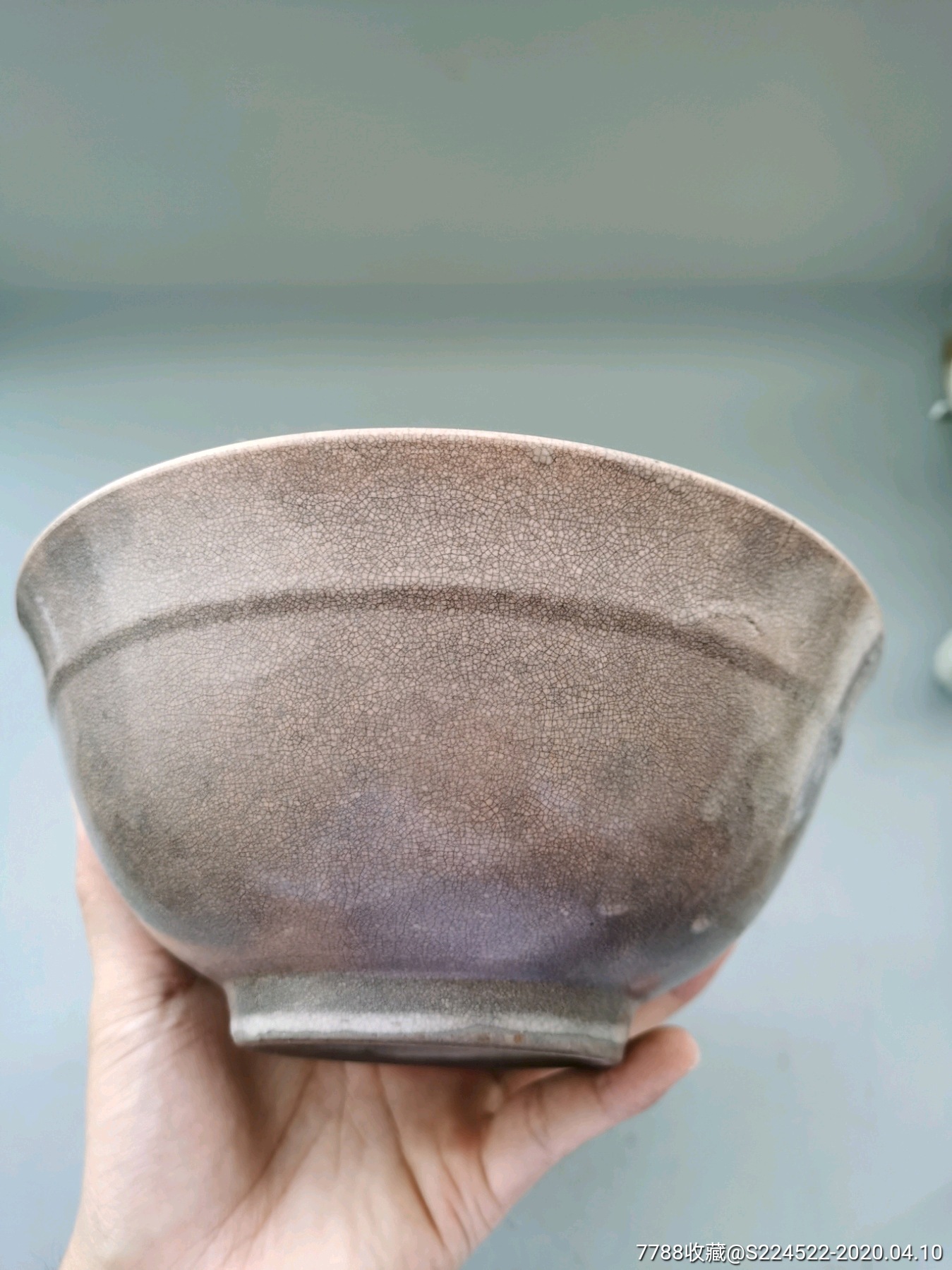 光绪哥釉细开片大碗