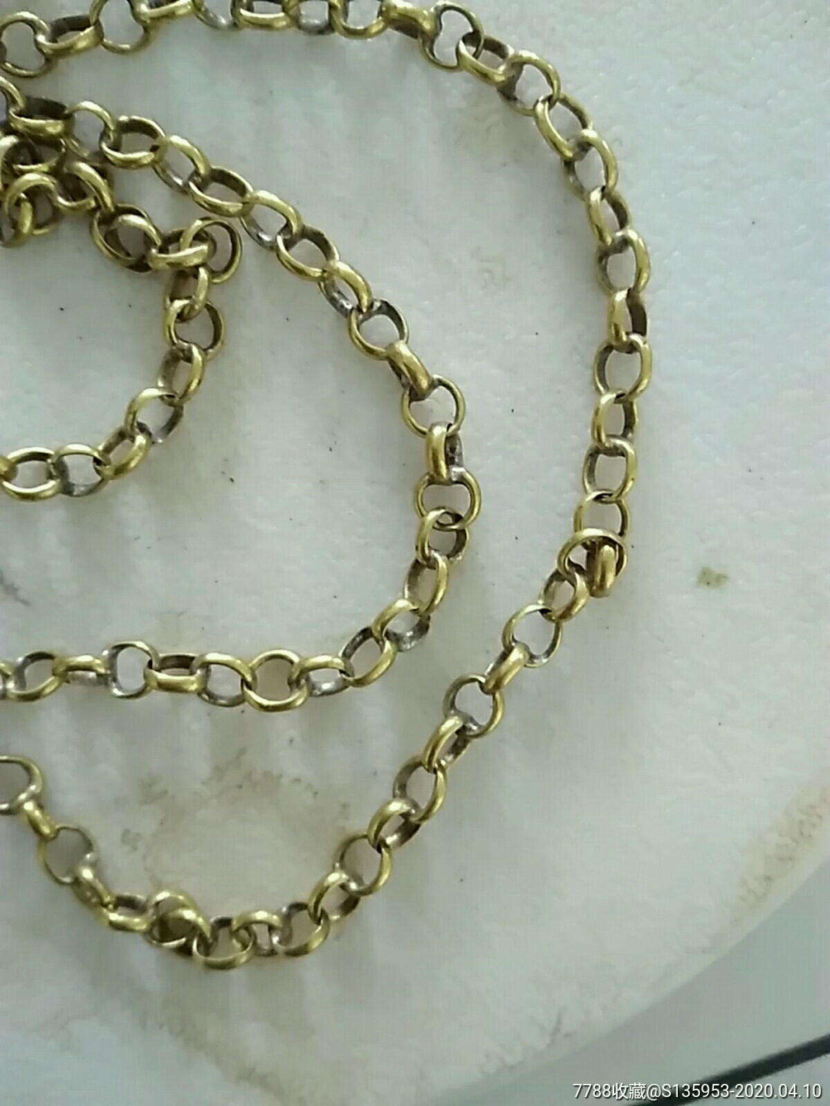 老铜链53厘米包桨好