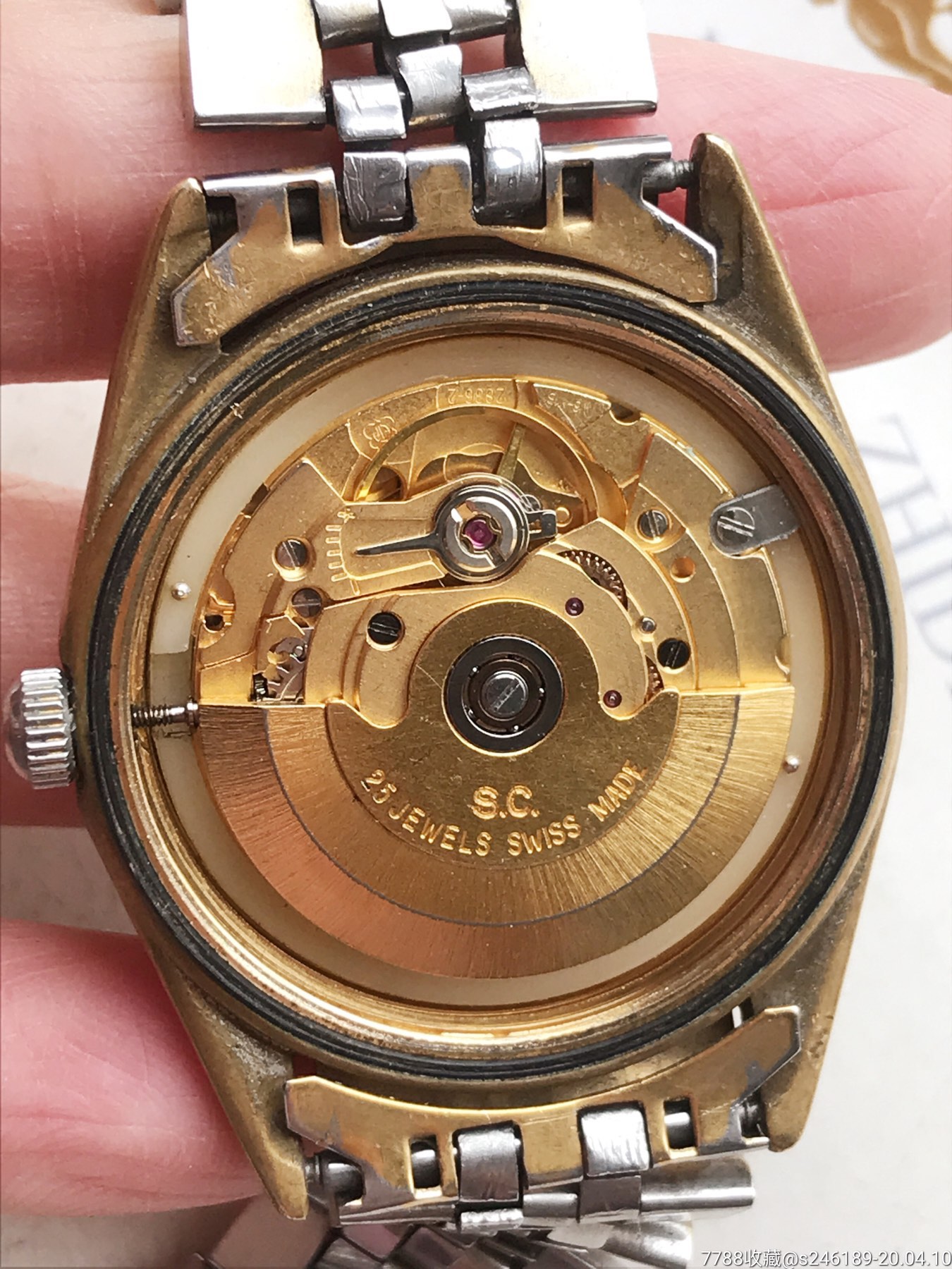 梅花搭瑞士2836机械机芯