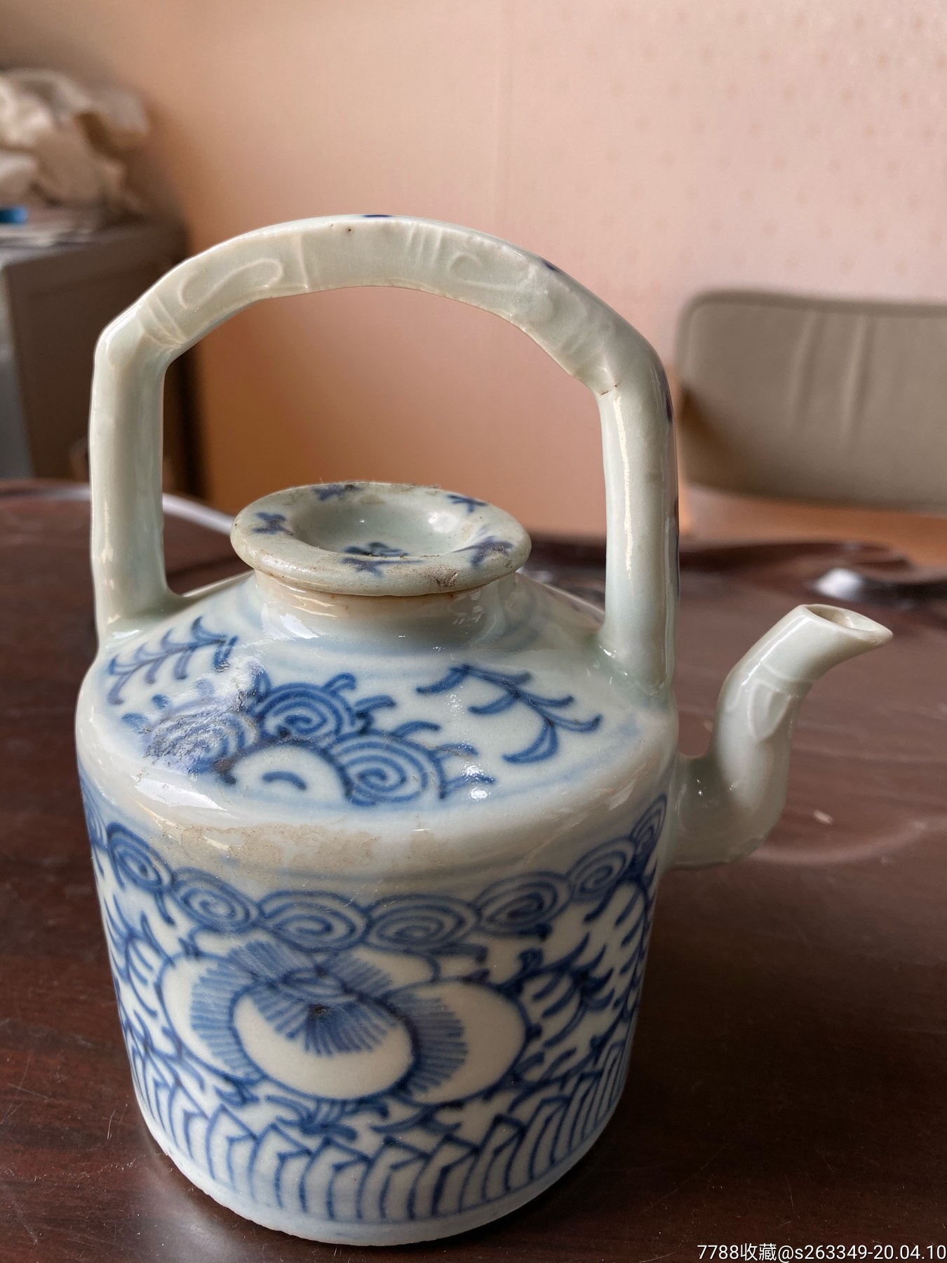 清代花卉提梁壶【三江源艺术】_第1张_7788陶瓷