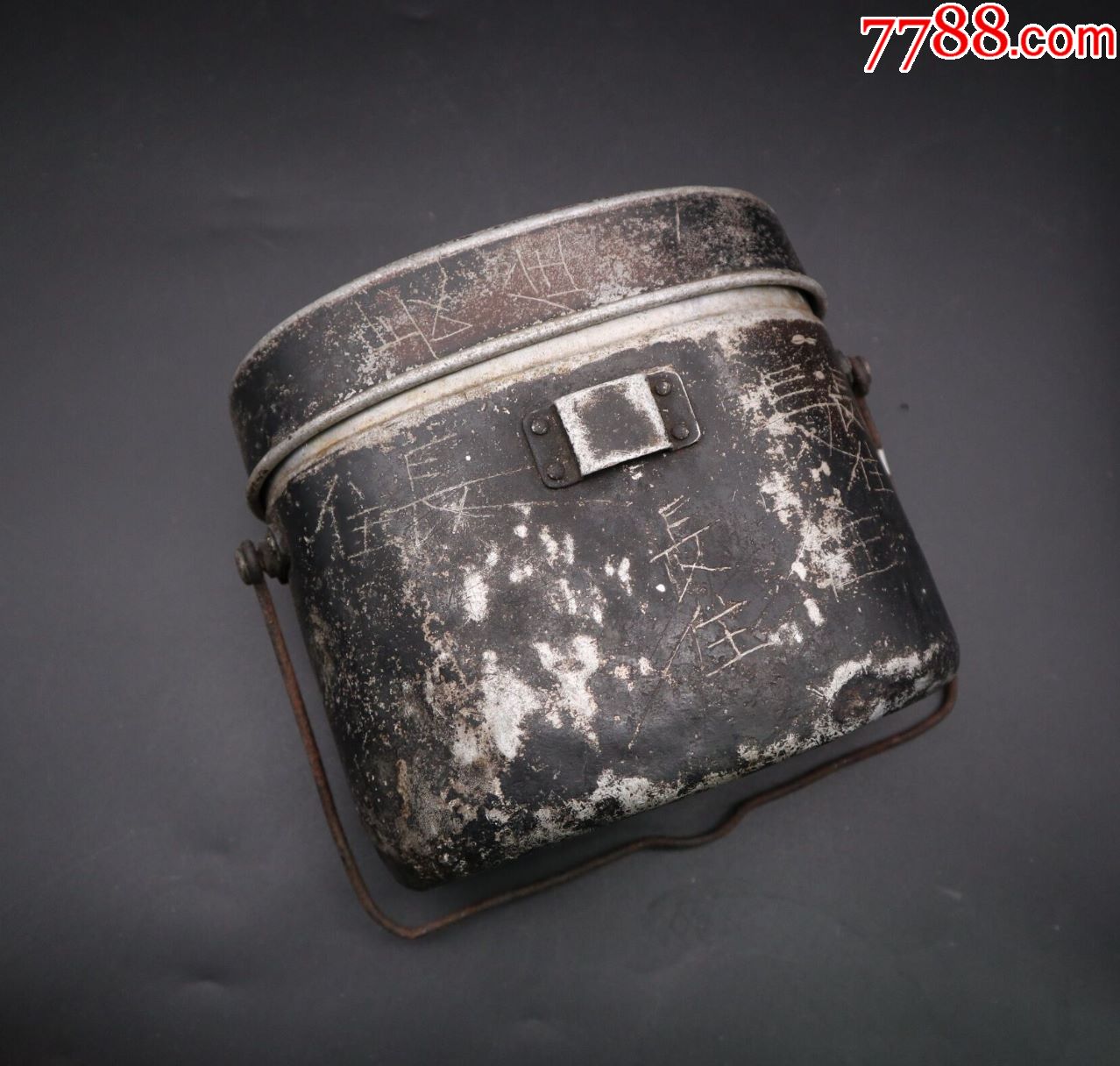 二战日军原品日军饭盒抗战红色纪念收藏九九式装备铝制