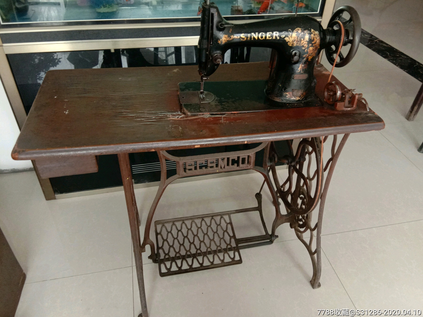 民国进口胜家牌缝纫机