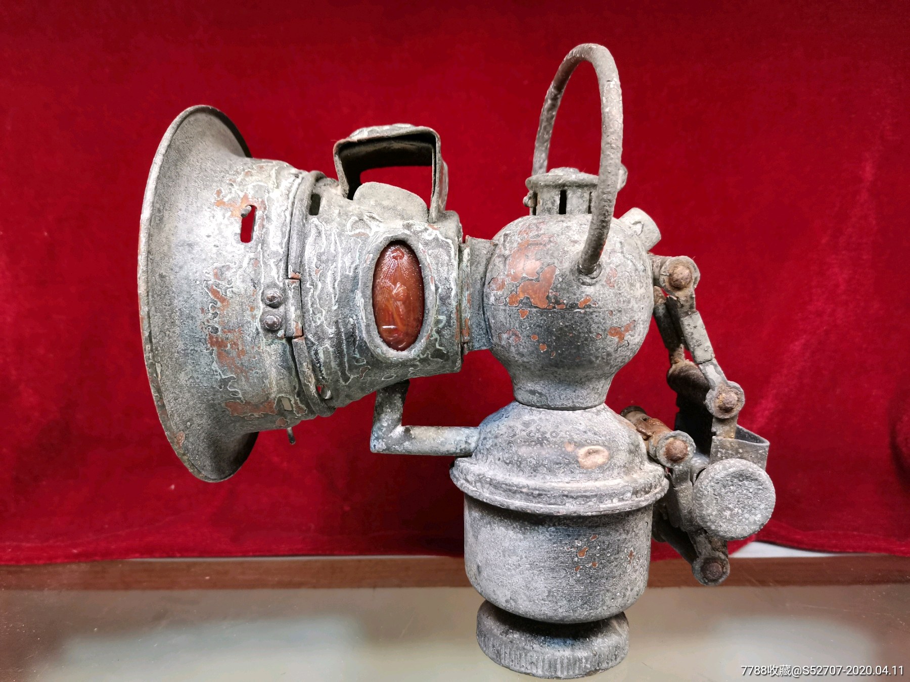 民国电石乙炔自行车灯