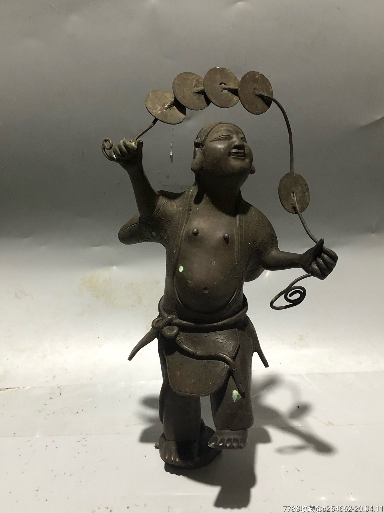 刘海戏金蟾-铜像/铜佛像-7788收藏__收藏热线