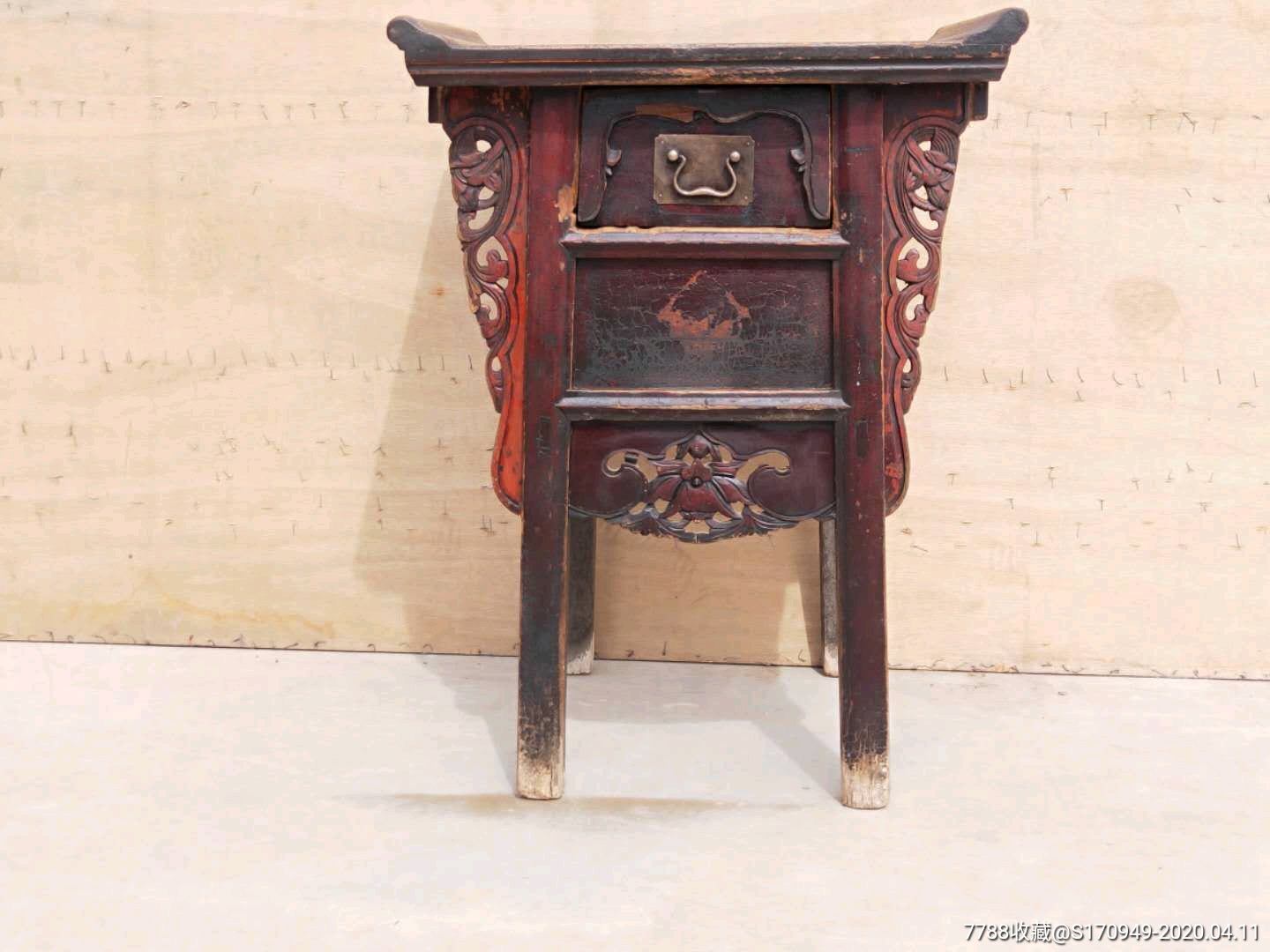 一抽翘头小贡桌7