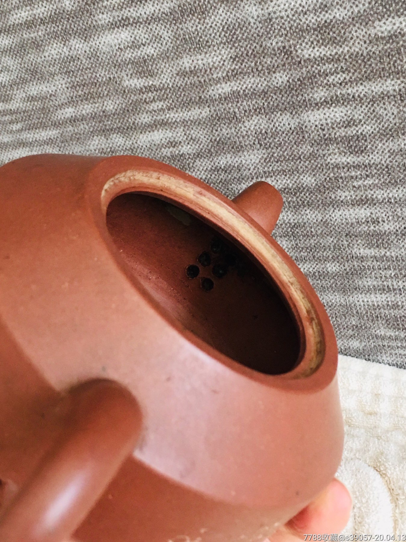 朱可心次子朱小华制60年代精工小汉君紫砂茶壶