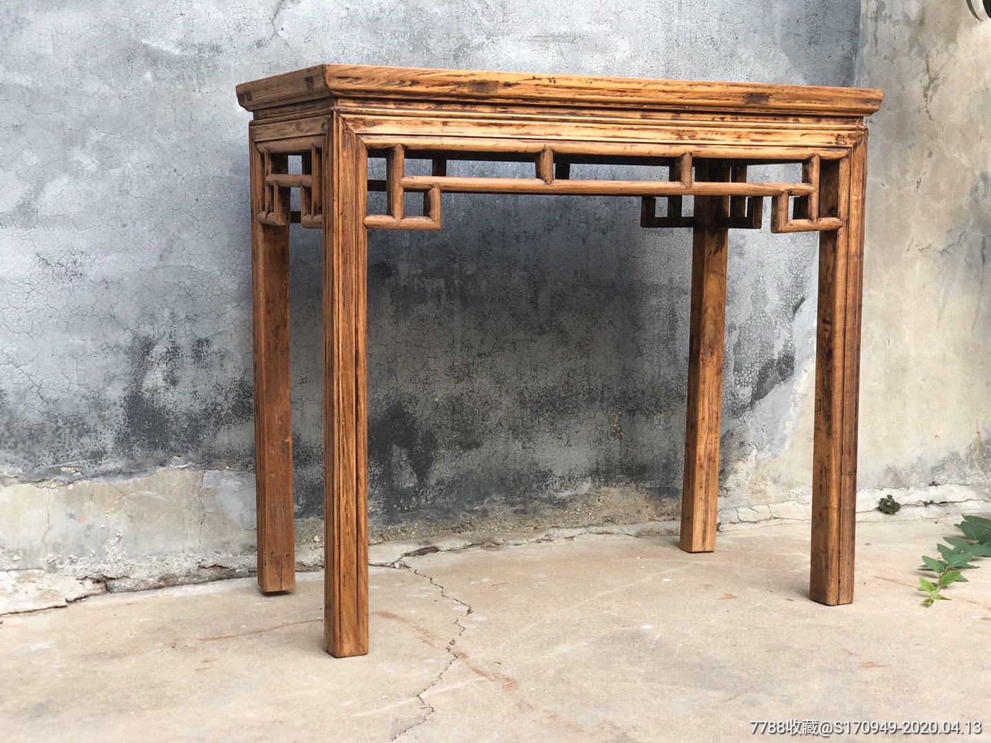 清代榆木条桌19