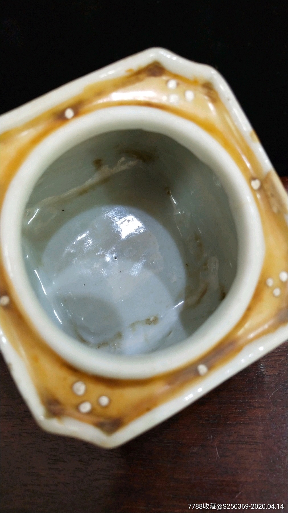 日本回流九谷烧瓷制香炉