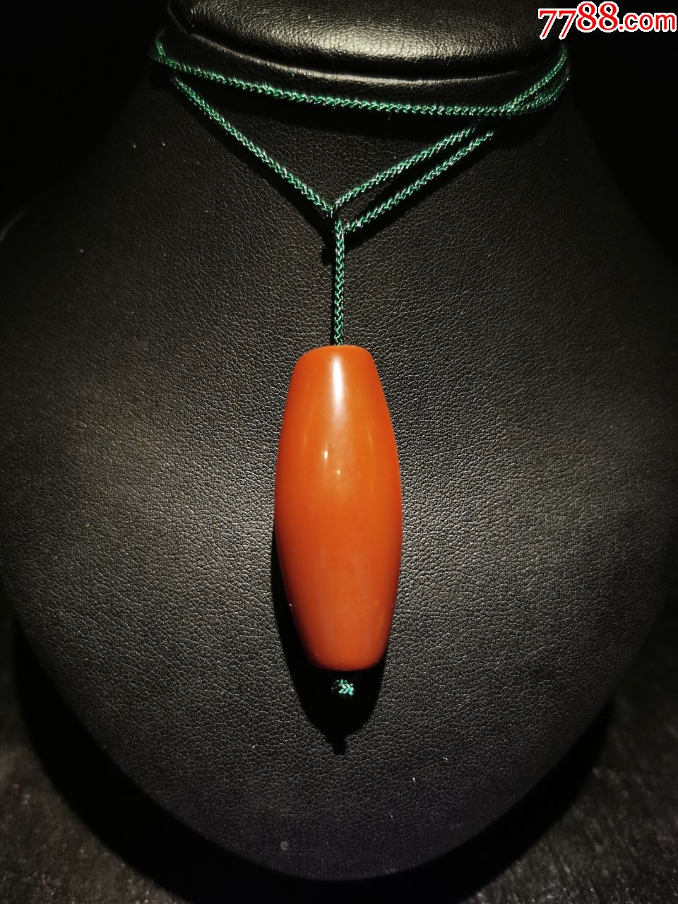 独一无二"纯洁之眼"天然天眼天珠,红玛瑙玉髓天珠,南红色,正中心部位