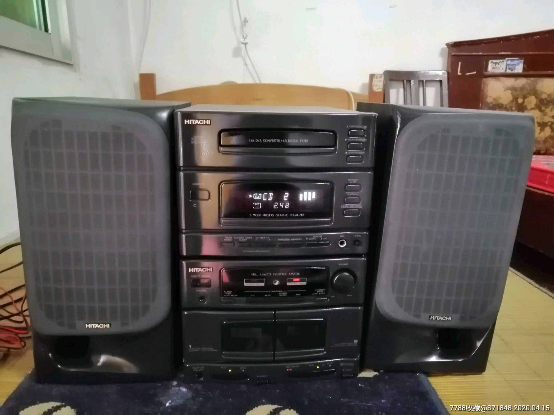 日本原装日立组合音响非收录机随身听