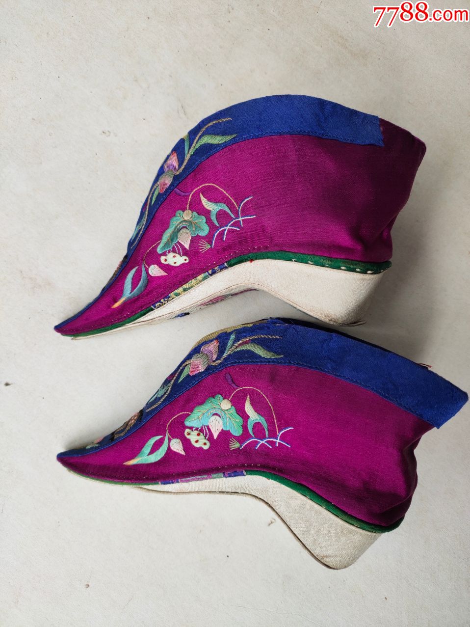 精做三寸金莲绣花小鞋_绣花鞋/鞋垫【兴盛阁】_第1张_7788钱币网