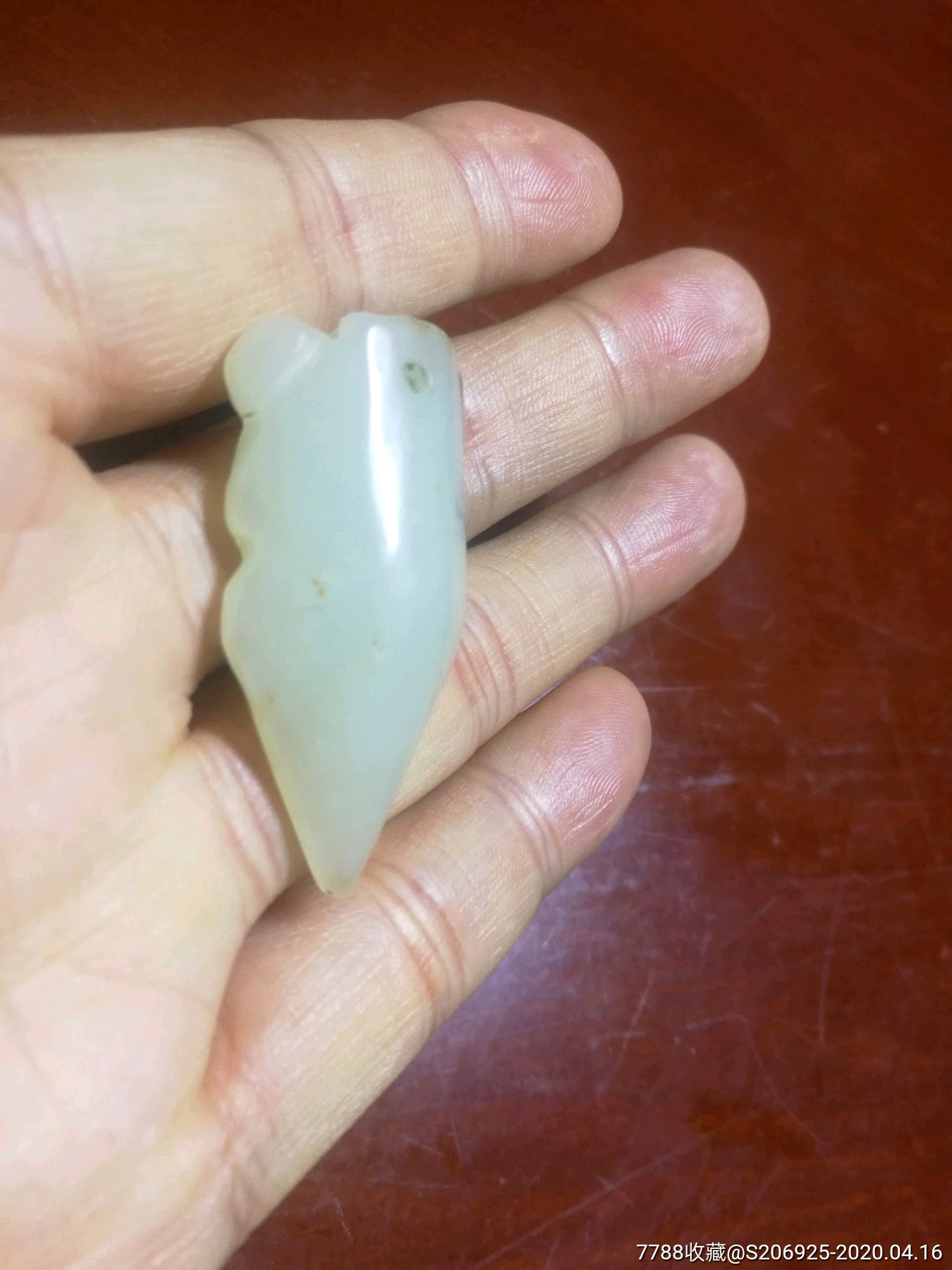 清代民国白玉蝉