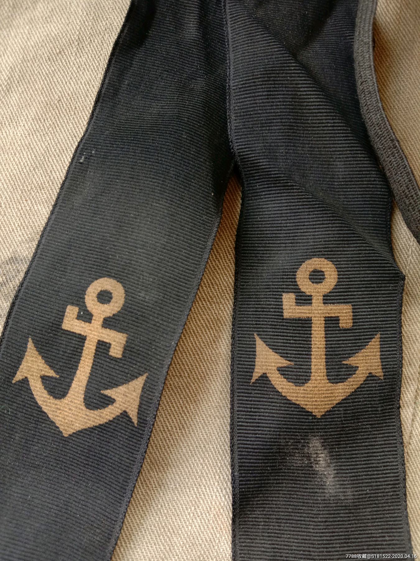 七十年代65式74式海军帽老大盖帽水兵无檐帽复古怀旧收藏如图