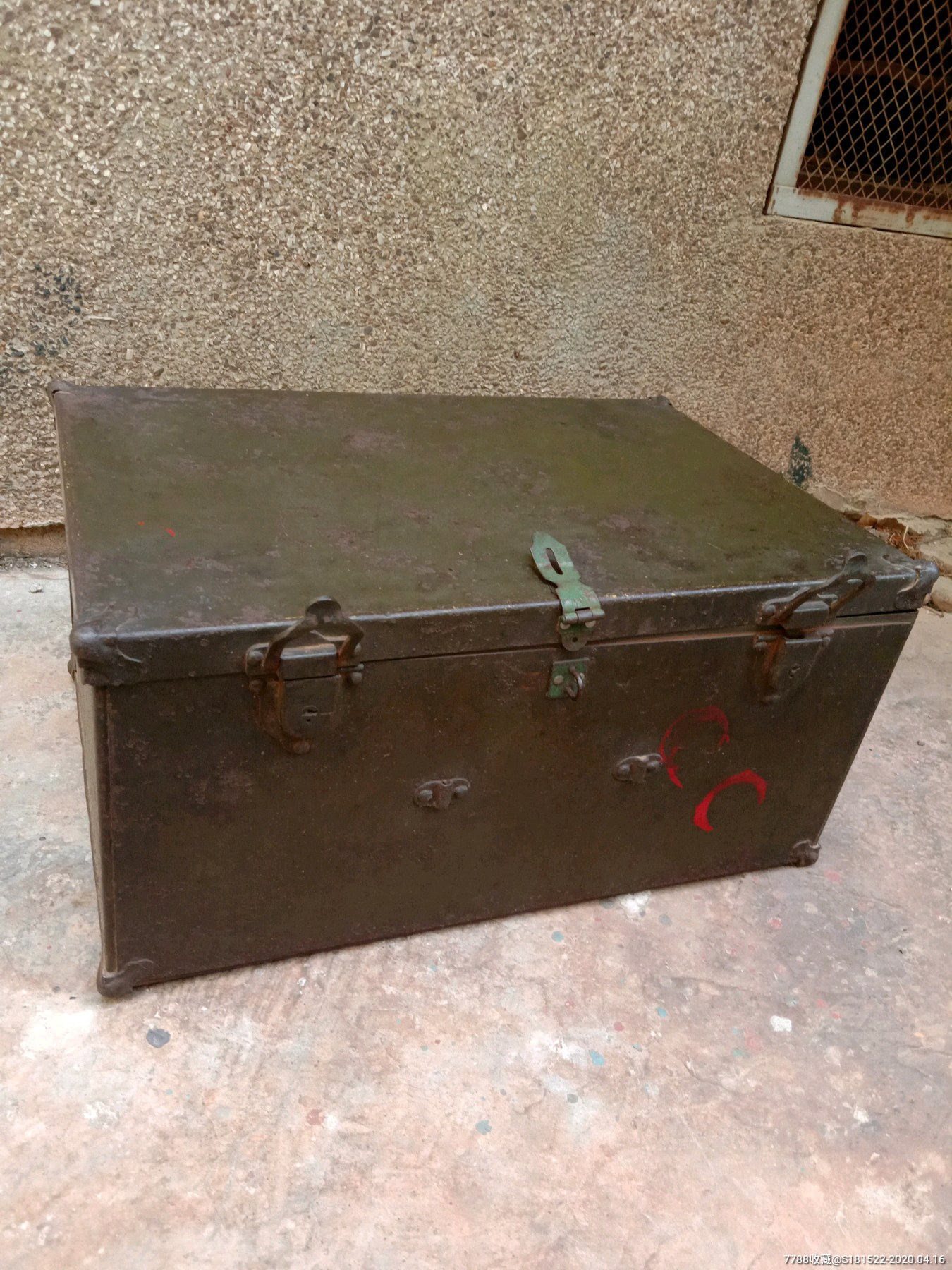 民国抗战二战机械师美援华遗留工具箱工业金属工具箱装备箱
