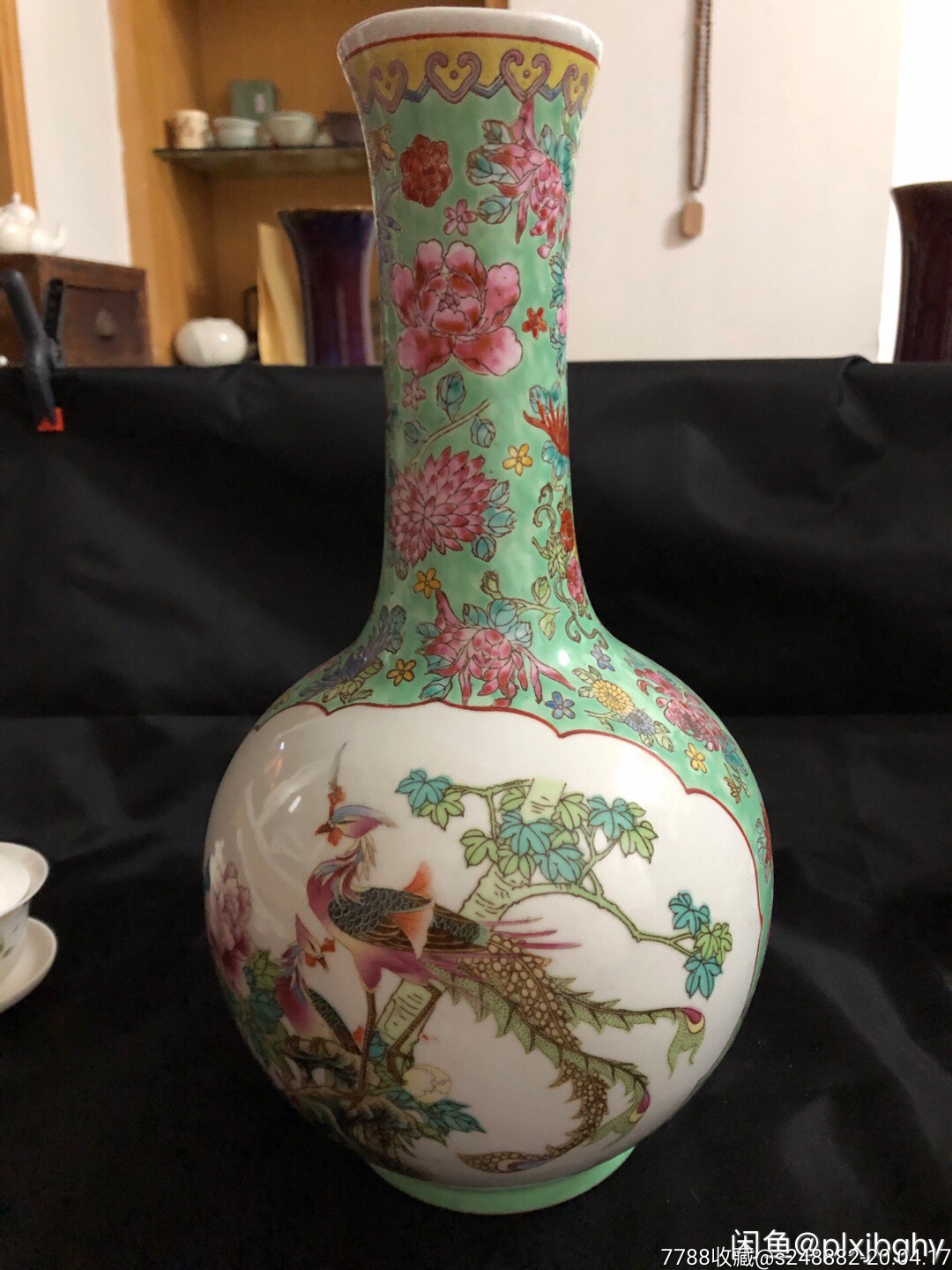 567十年代景德镇粉彩天球瓶_价格2400元【鲁韵家藏】_第1张_7788收藏