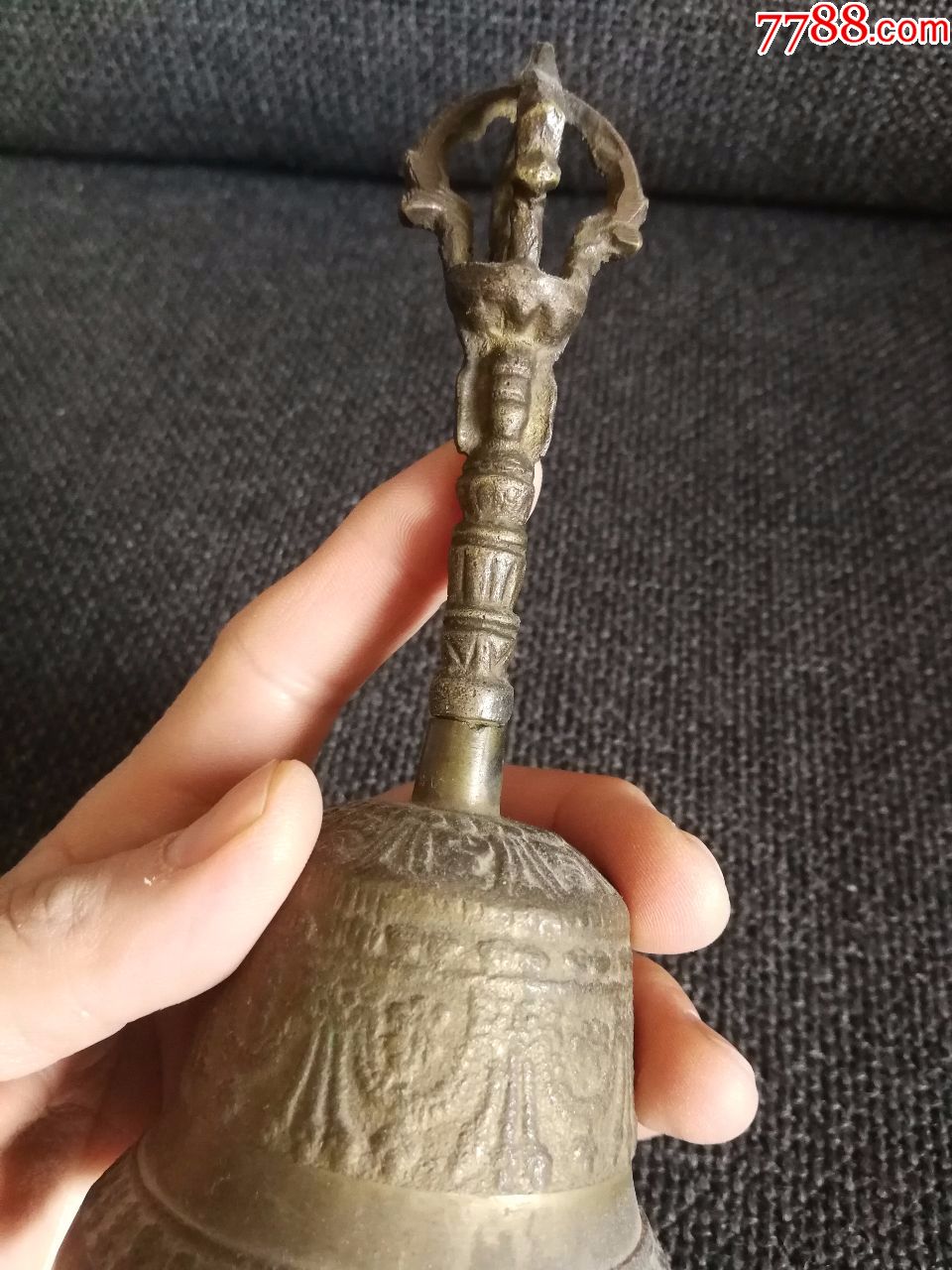 清代藏传佛教摇铃法器_铜铃/铃铛_第2张_7788工艺画