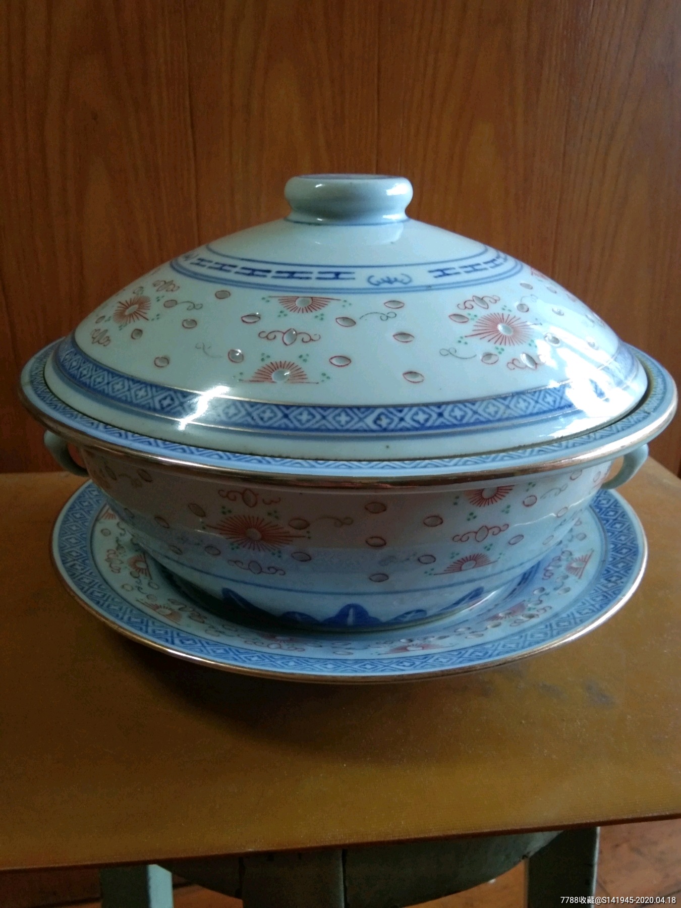 青花玲珑一品锅