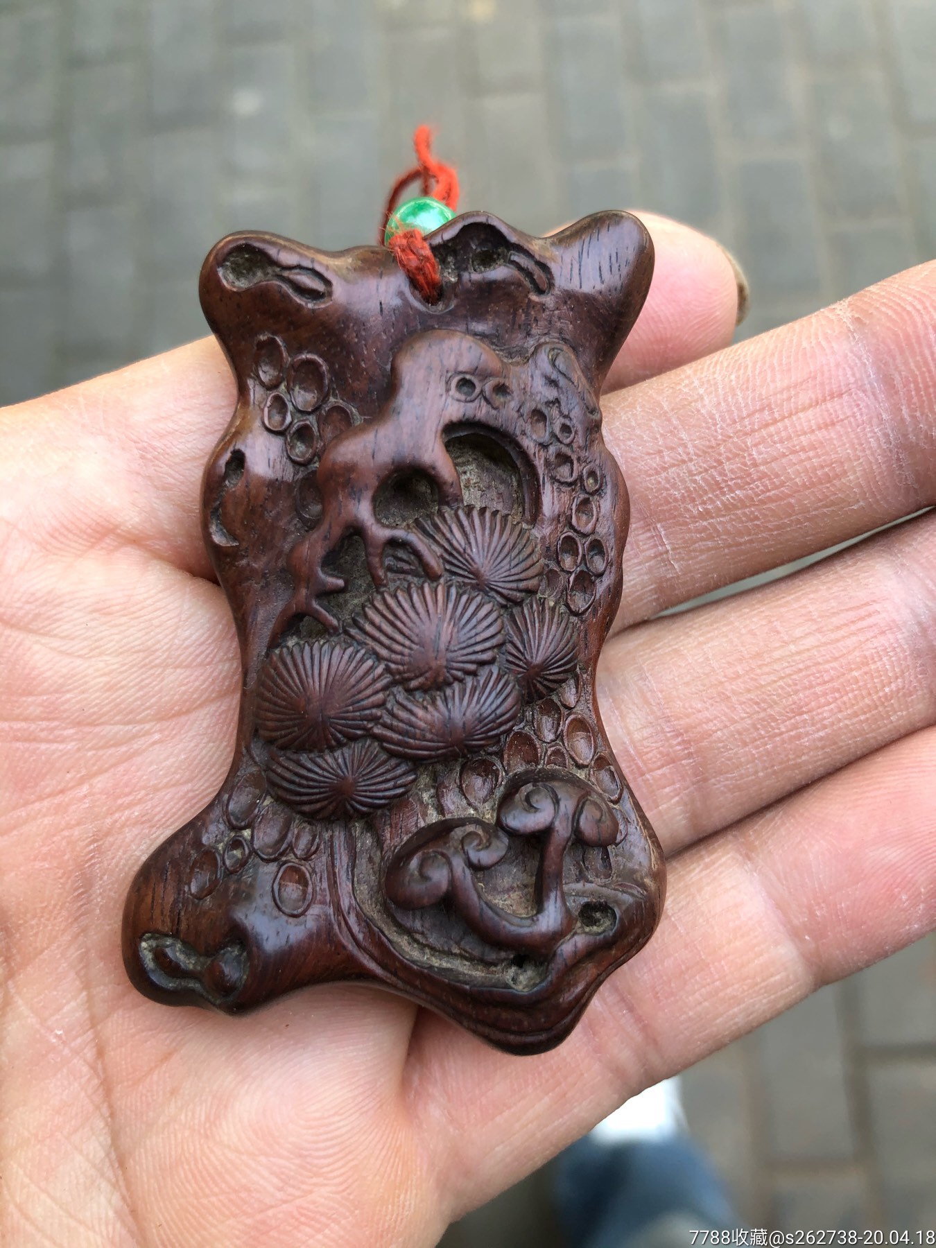 海南黄花梨手把件