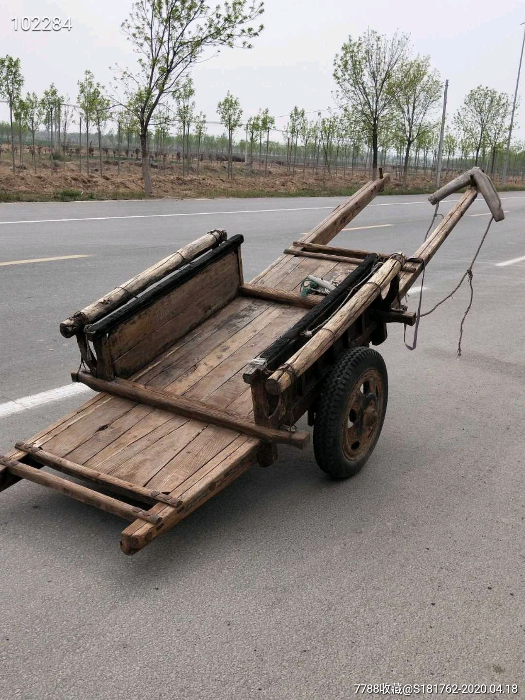 农村木板车图片