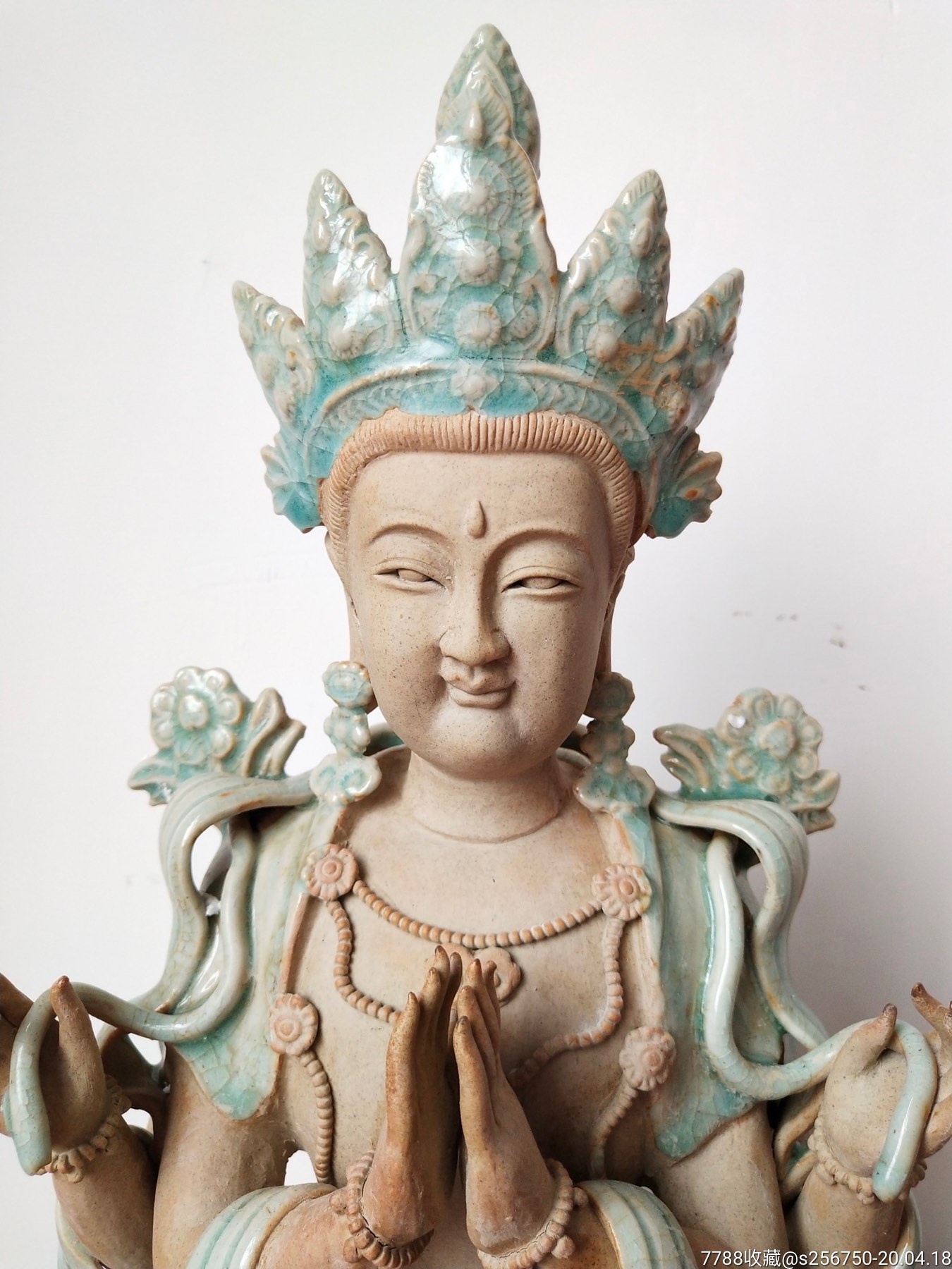 影青釉佛像一尊