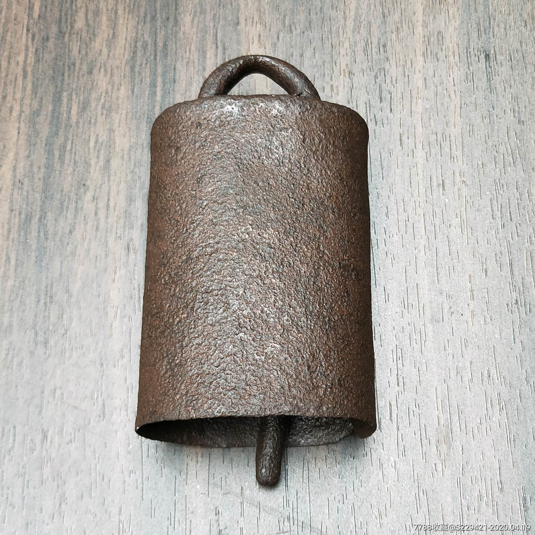 牛马宠物铃铛民国铸造铁响铃