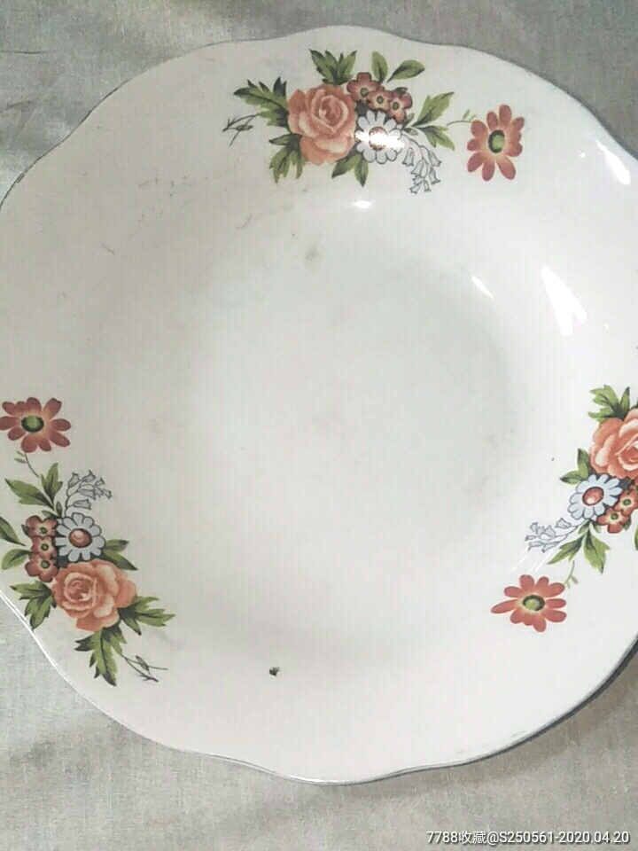 中国制造款花卉盘
