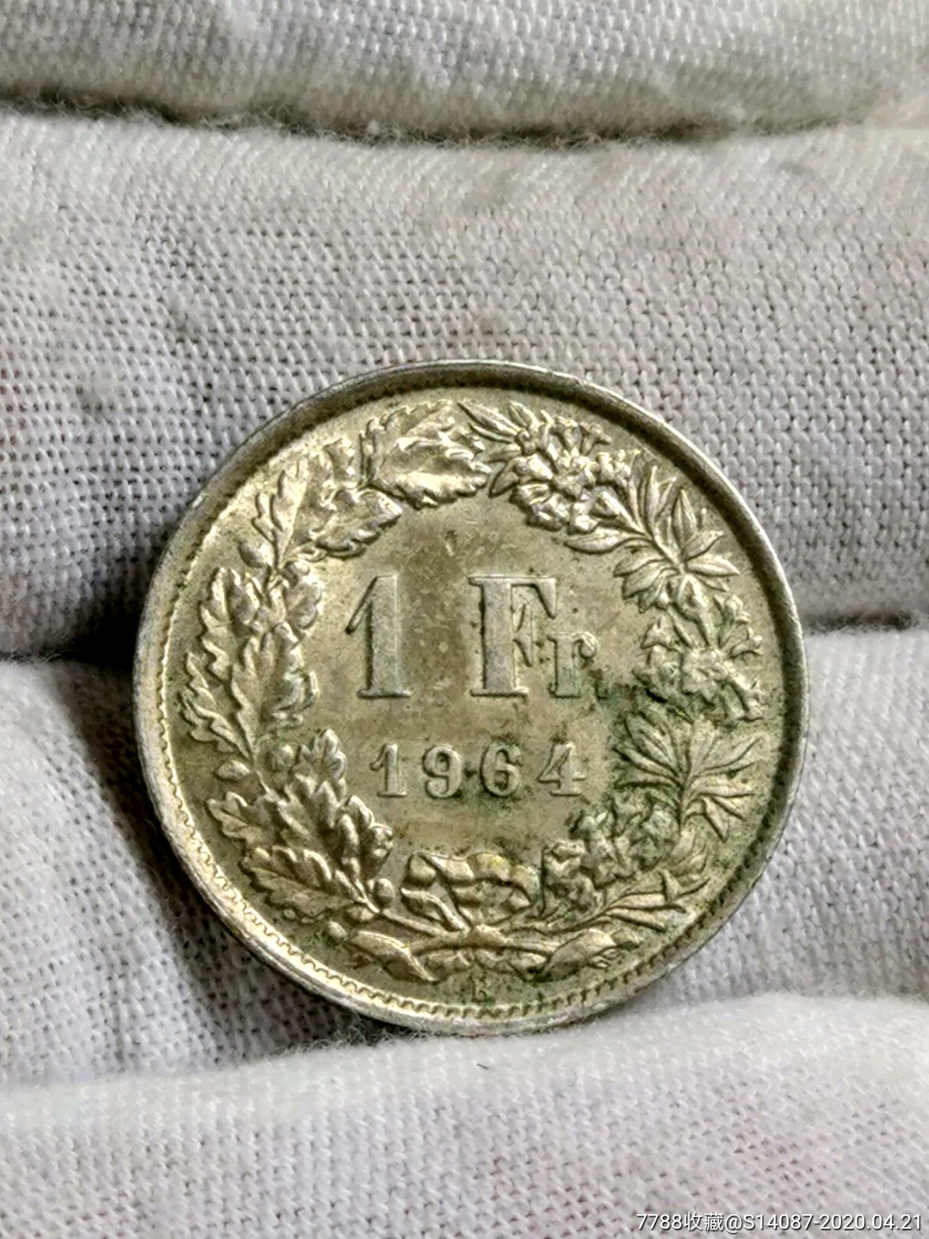 外国银币～1964年1瑞士法郎