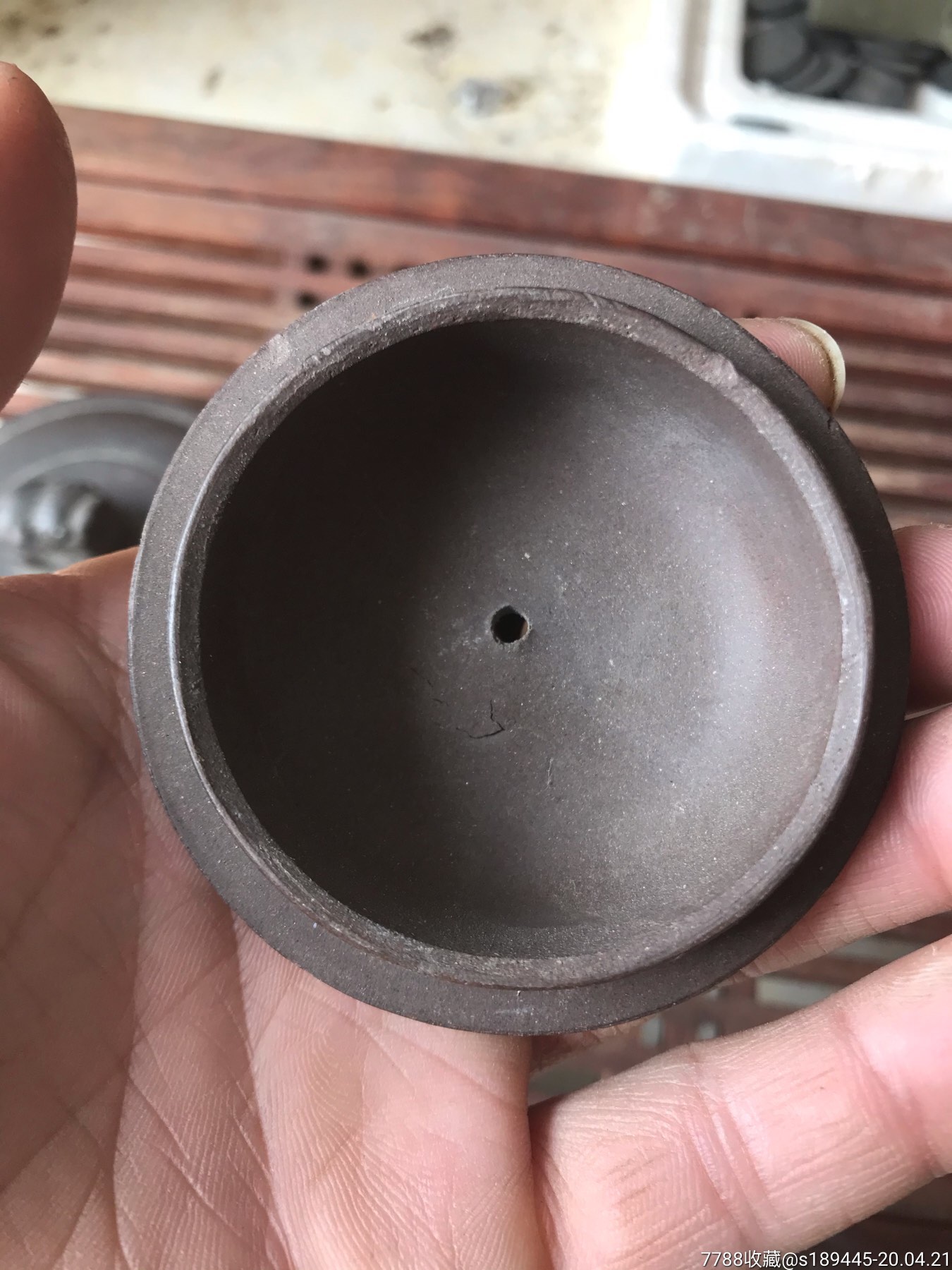 两个紫砂壶盖子!都有瑕疵,保真保老不议价