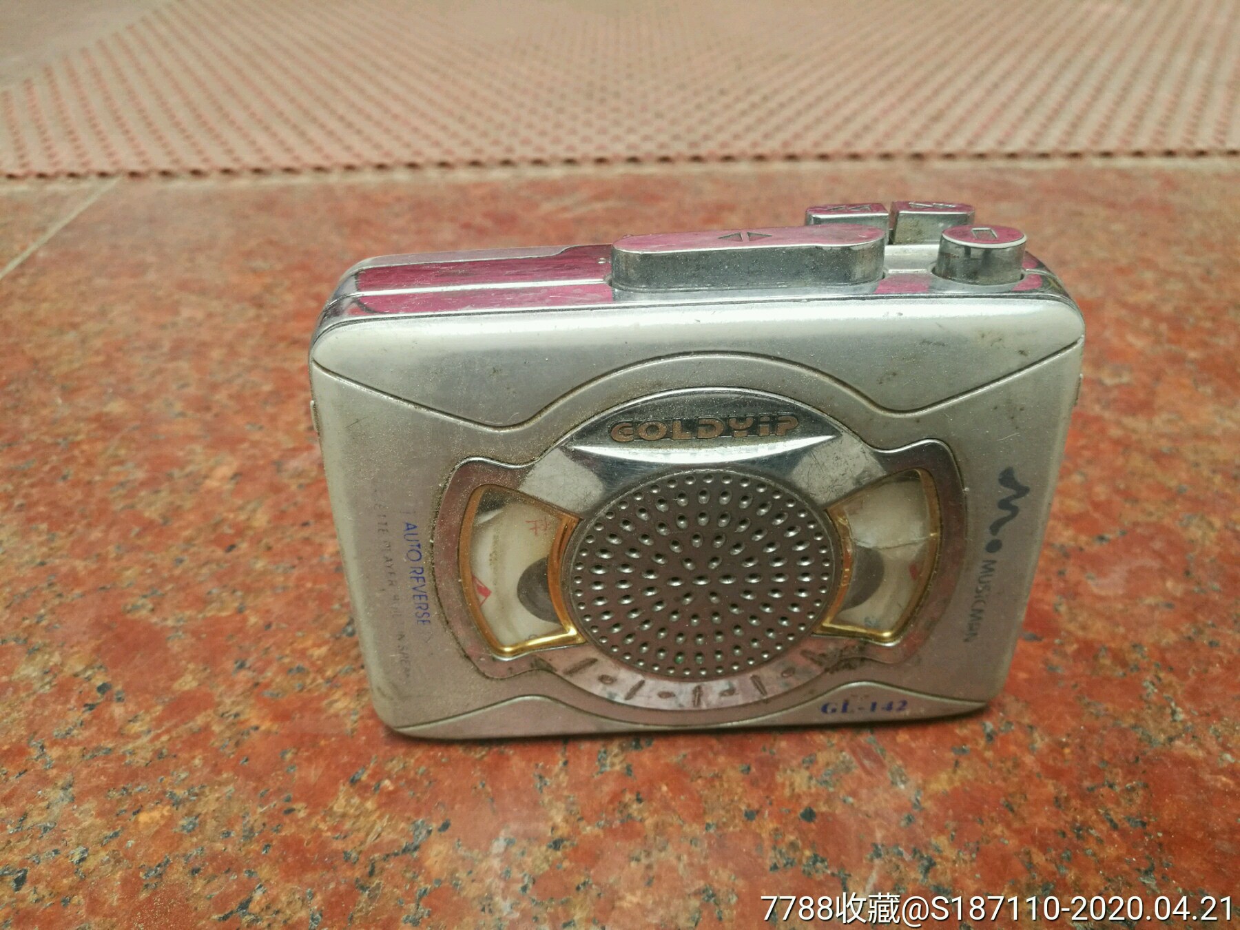 金叶牌自动反带卡式磁带放音机