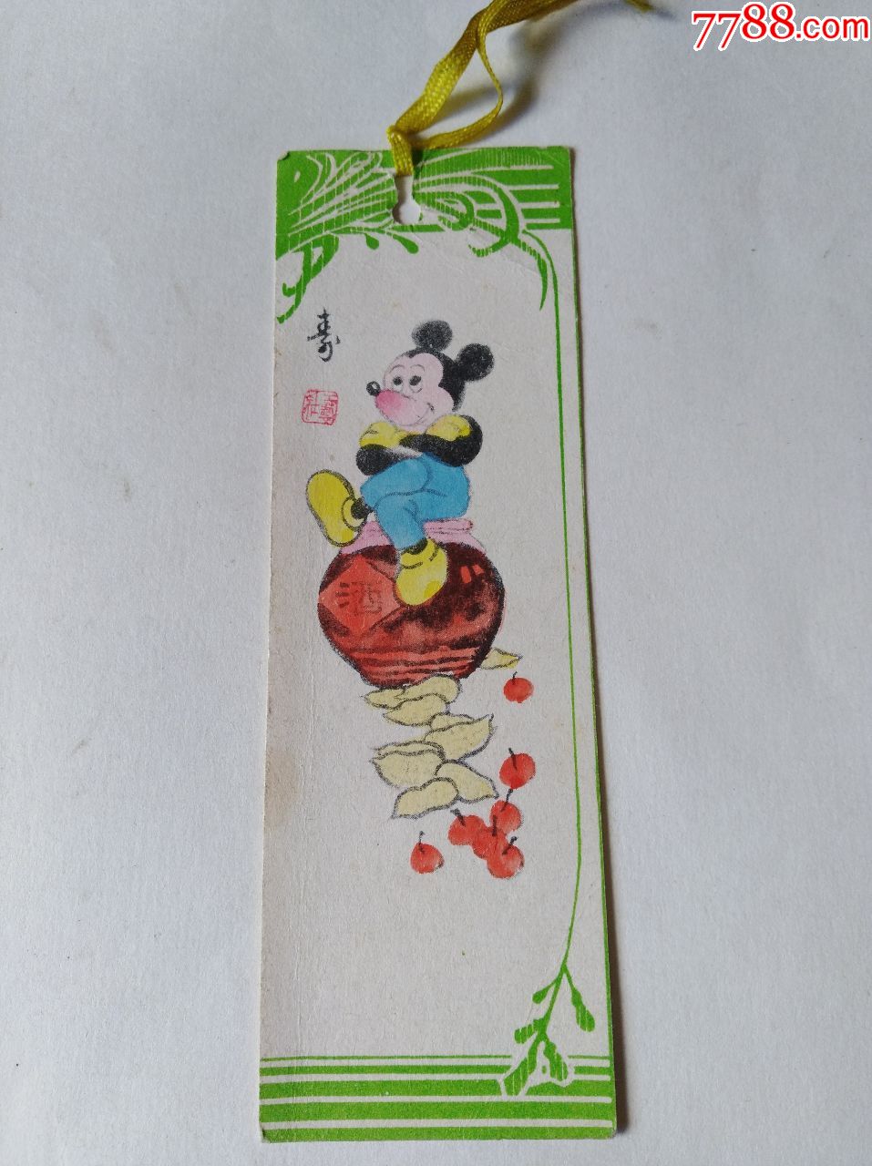 早期米老鼠一枚-价格:5元-se72520692-书签/藏书票-零售-7788收藏