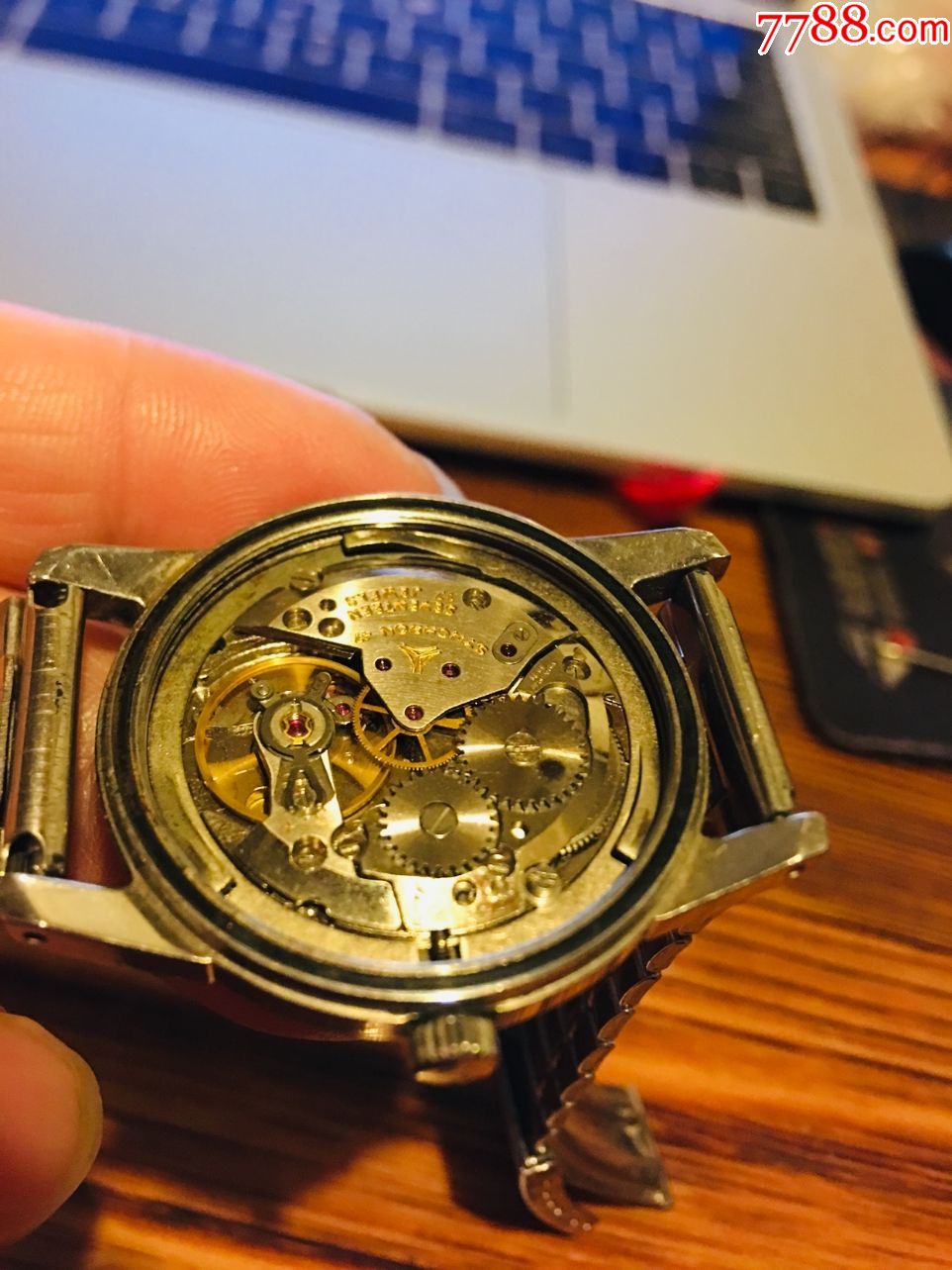 瑞士17钻单历西马老表-手表/腕表-7788手表收藏