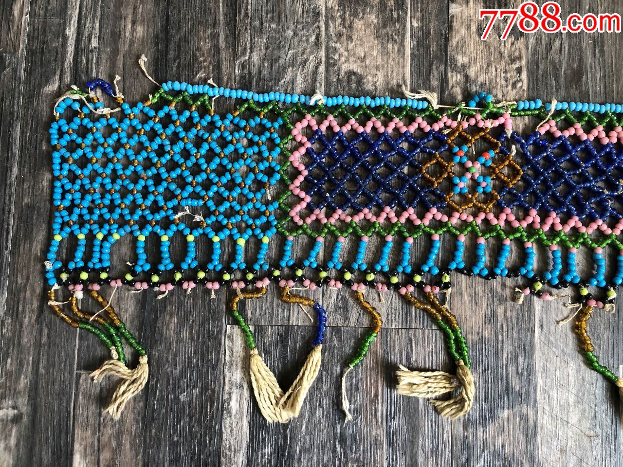 民国老琉璃门帘,满洲老珠帘