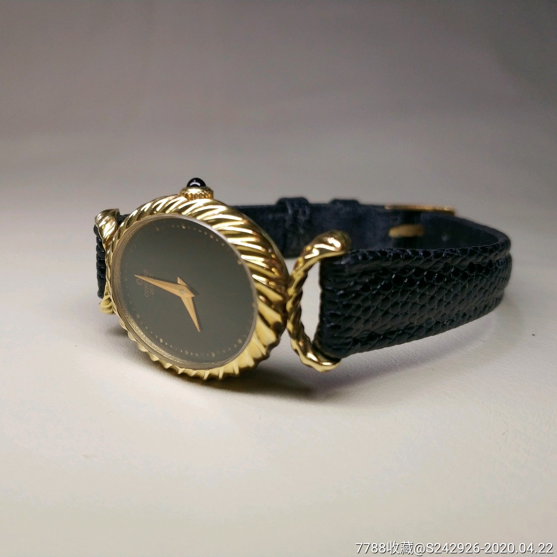 【14k实金】瑞士君皇石英女表-手表/腕表-7788收藏