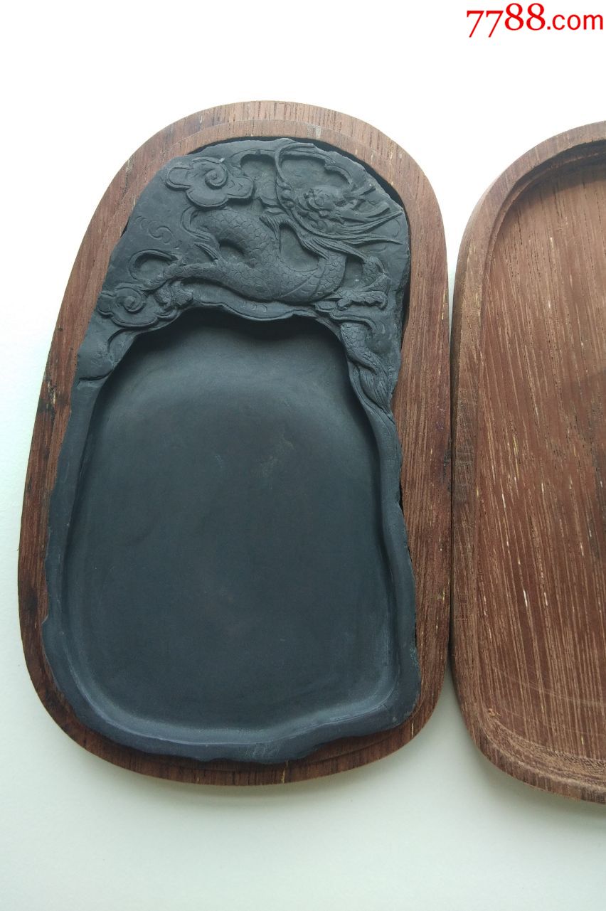 中国名砚端砚敲边随型坑仔岩龙游天下坑仔砚文房四宝