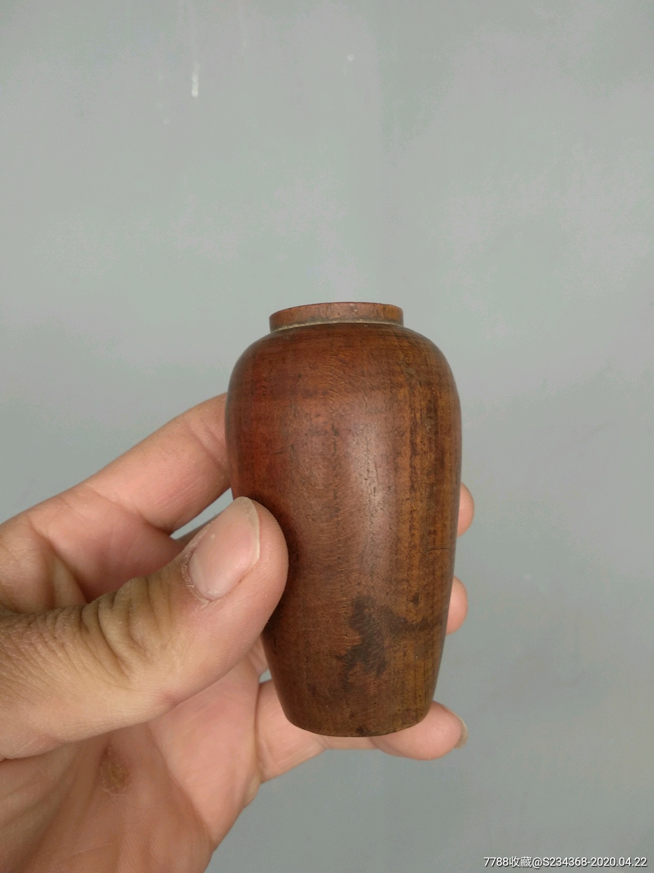 老木雕老木头瓶_价格180元【一线古董店】_第1张_7788收藏__收藏热线